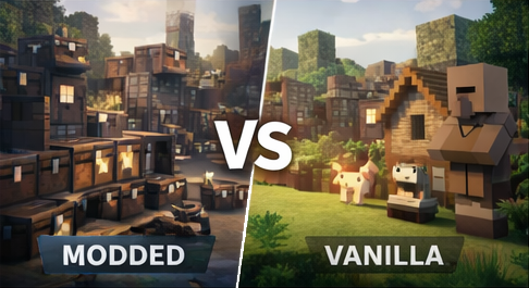 Modded vs Vanilla Minecraft Servers: Which Should You Choose?